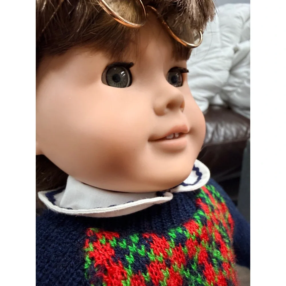 Vintage Pleasant Company American Girl‎ Molly McIntire Doll Meet Outfit Glasses